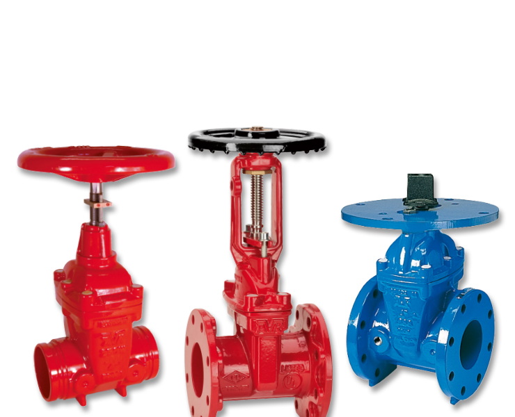 Fire protection gate valves