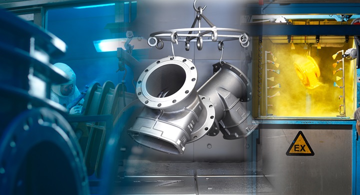 Superior coating of AVK products